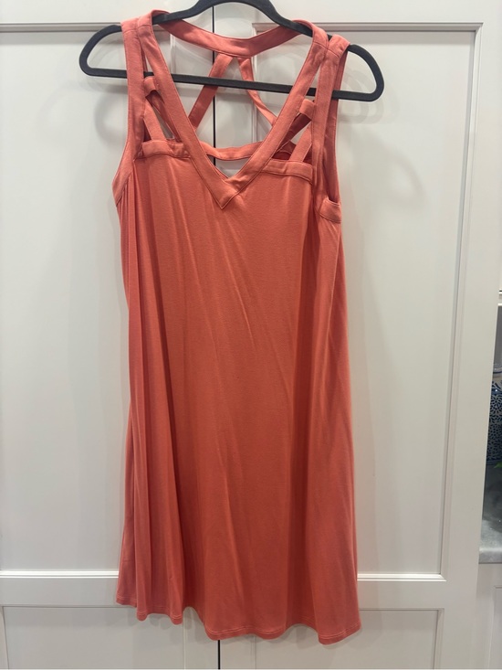 mittoshop Dresses & Skirts - mittoshop Coral Strappy V‑Neck Mini Dress